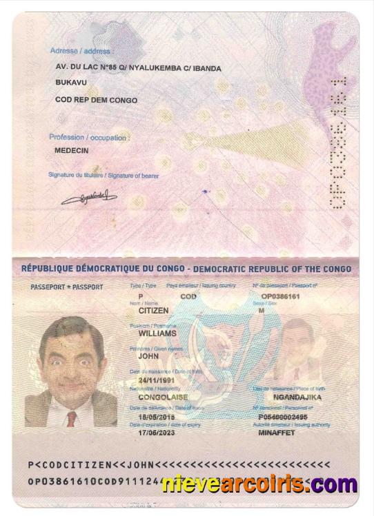 Congo pass 2015-present